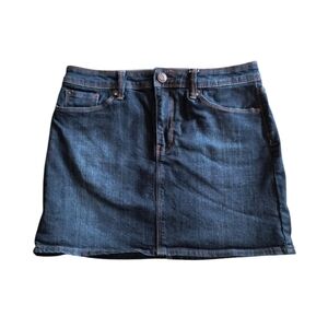 GAP Dark Blue Denim Mini Skirt Size 6